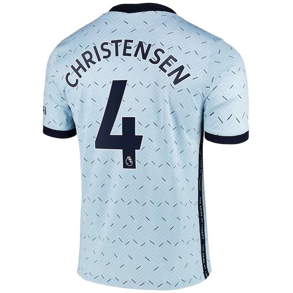 Trikot Chelsea NO.4 Christensen Auswarts 2020-21 Blau Fussballtrikots Günstig